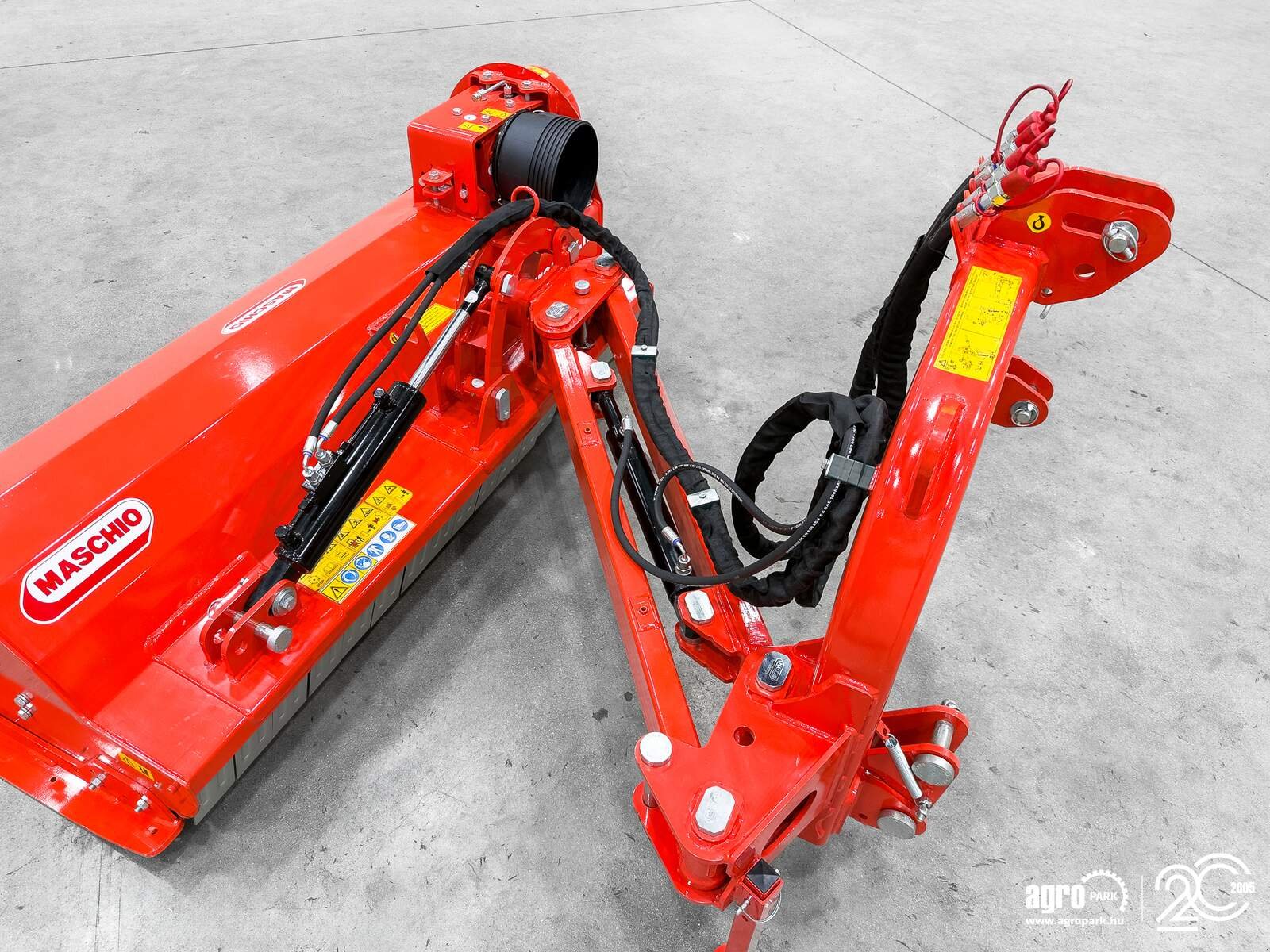 Mulchgerät & Häckselgerät del tipo Maschio Giraffa L 170 SI side mulcher, 1,24 m working width, hydraulic side shift, 20 hammers, Gebrauchtmaschine en Csengele (Imagen 15)