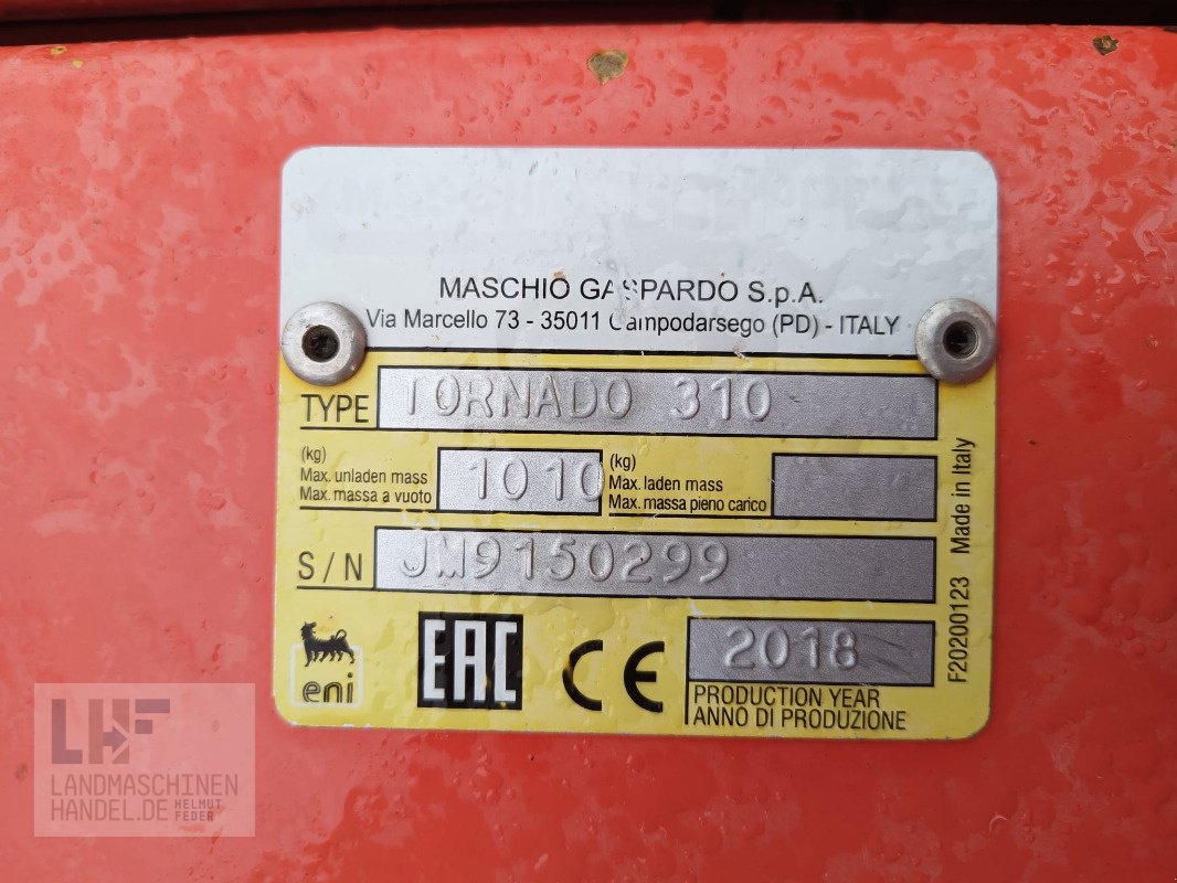 Mulchgerät & Häckselgerät typu Maschio Tornado 310, Gebrauchtmaschine w Burg/Spreewald (Zdjęcie 6)