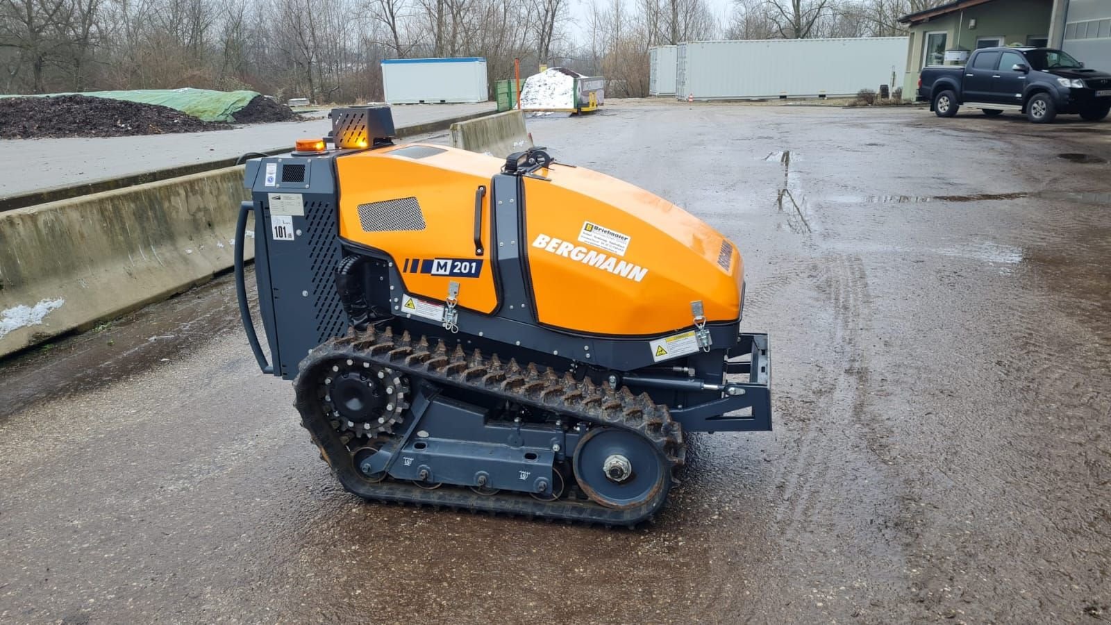 Mulchgerät & Häckselgerät of the type Müthing Bergmann Funkraupe M201, Gebrauchtmaschine in NATTERNBACH (Picture 4)