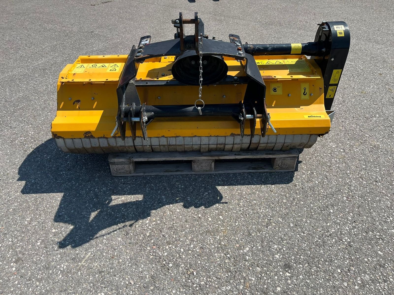 Mulchgerät & Häckselgerät Türe ait Müthing MU-E 160, Gebrauchtmaschine içinde NATTERNBACH (resim 2)