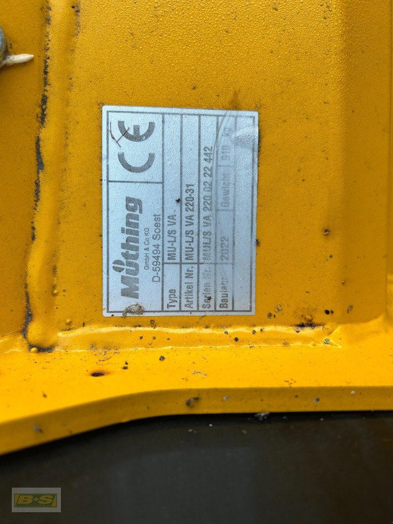 Mulchgerät & Häckselgerät typu Müthing MU-L/S 220-31.1, Neumaschine v Osterburg (Obrázek 4)