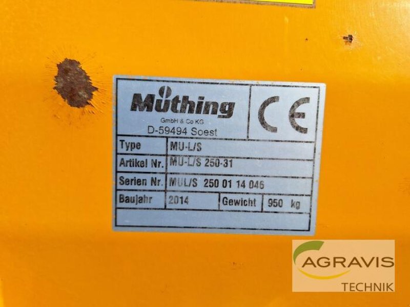 Mulchgerät & Häckselgerät типа Müthing MU-M 220, Gebrauchtmaschine в Warburg (Фотография 6)