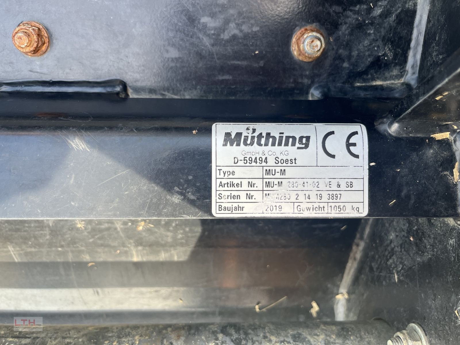 Mulchgerät & Häckselgerät типа Müthing MU-M 280, Gebrauchtmaschine в Gnas (Фотография 14)