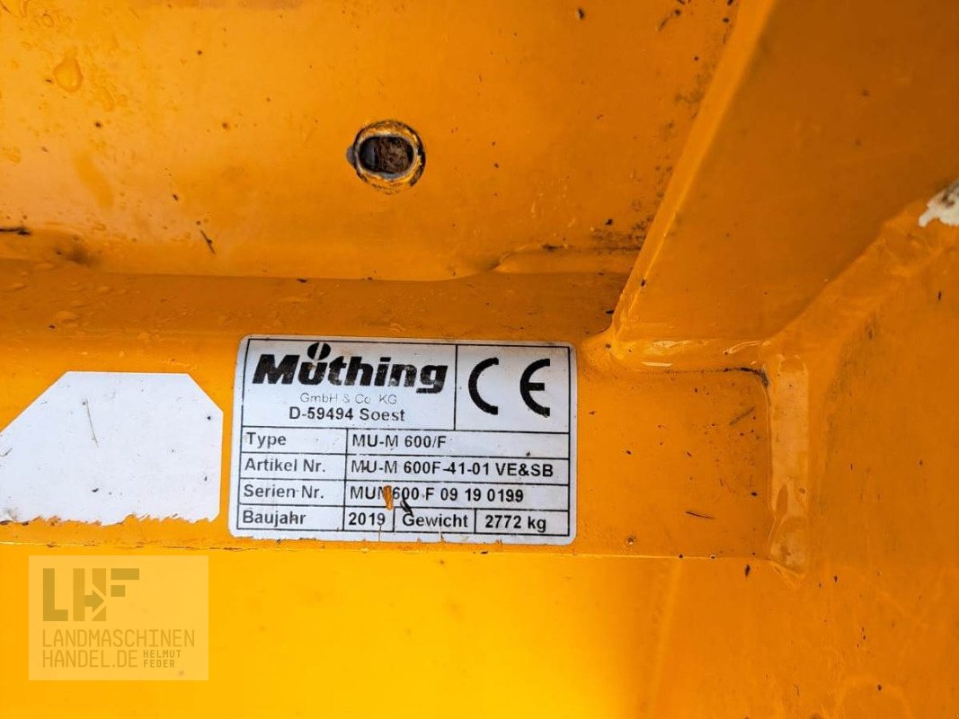Mulchgerät & Häckselgerät of the type Müthing MU-M 600 F, Gebrauchtmaschine in Burg/Spreewald (Picture 12)