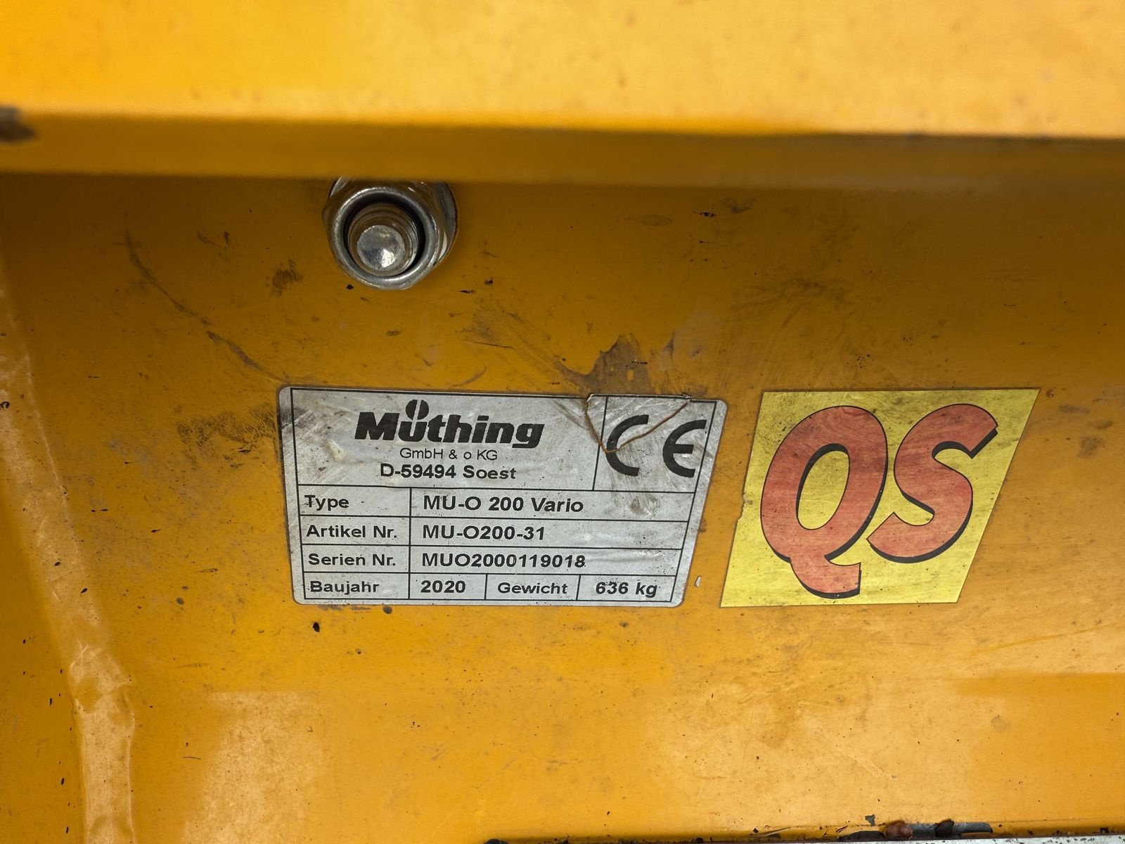 Mulchgerät & Häckselgerät типа Müthing MU-O 200, Gebrauchtmaschine в Grund (Фотография 8)