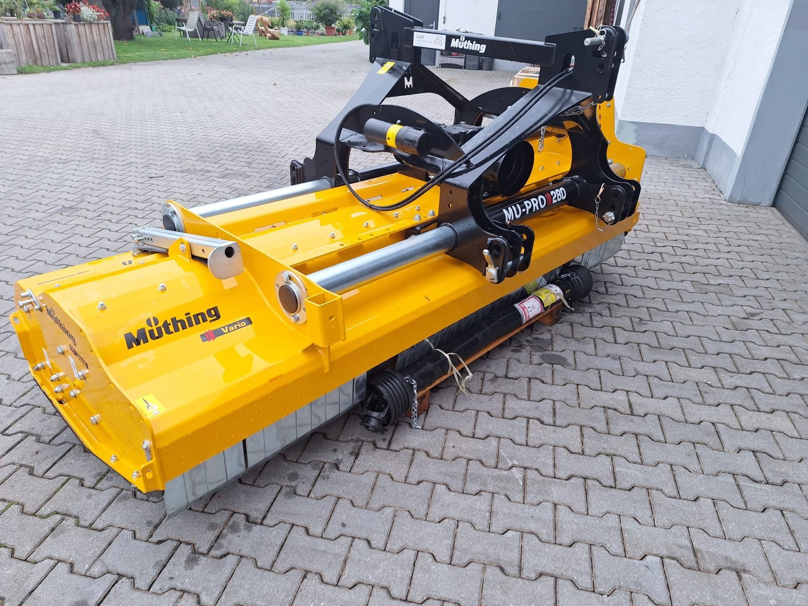 Mulchgerät & Häckselgerät del tipo Müthing MU Pro 280, Neumaschine In Bogen (Immagine 3)