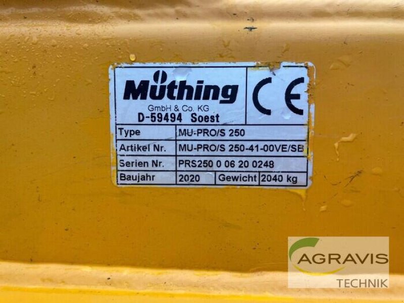 Mulchgerät & Häckselgerät typu Müthing MU-PRO S, Gebrauchtmaschine v Fritzlar (Obrázok 7)