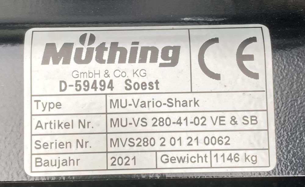 Mulchgerät & Häckselgerät tip Müthing MU - Vario Shark 2.0, Neumaschine in Bad Freienwalde (Poză 5)