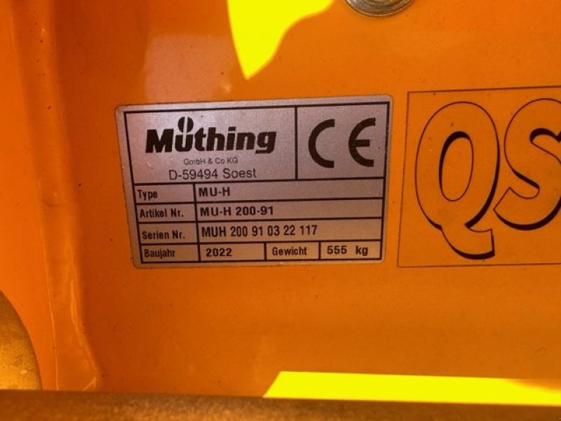 Mulchgerät & Häckselgerät des Typs Müthing Mulcher MU-H200 Vario Front- oder Heck, Neumaschine in Tamsweg (Bild 11)