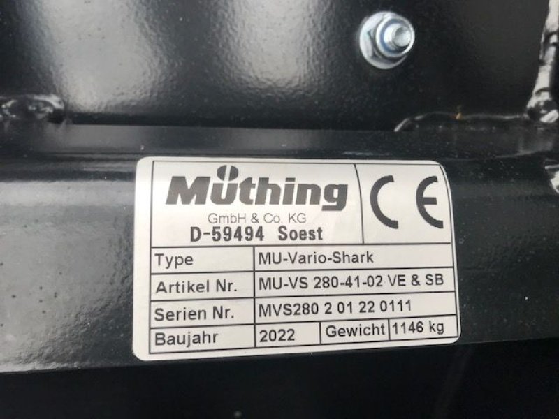 Mulchgerät & Häckselgerät des Typs Müthing Mulcher MU-VS 280 Vario Shark 2.0, Neumaschine in Tamsweg (Bild 8)