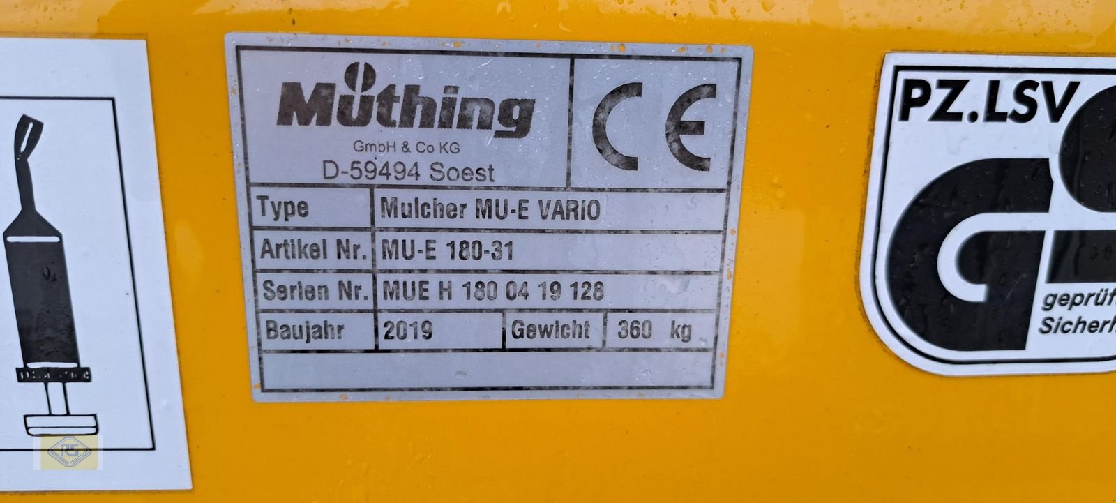 Mulchgerät & Häckselgerät typu Müthing PLATZ-MAX Kombimulcher PMHD-E 180/220, Vorführmaschine w Beelen (Zdjęcie 2)