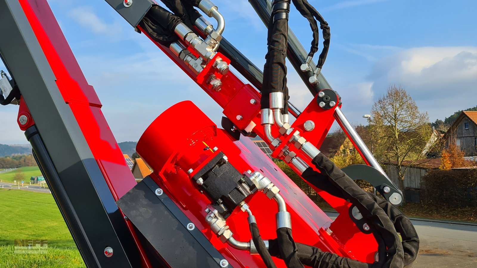 Mulchgerät & Häckselgerät des Typs Omarv Denno Profi T 750 hydraulischer Auslegemäher, Neumaschine in Neudrossenfeld (Bild 3)