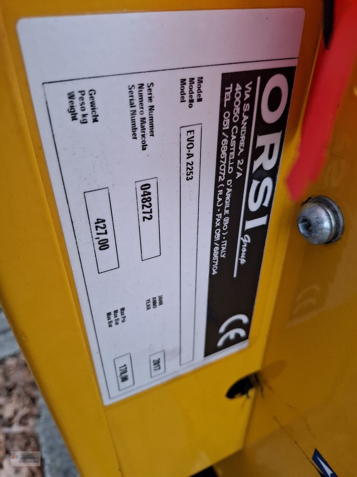 Mulchgerät & Häckselgerät typu Orsi Evo 2253, Gebrauchtmaschine w Altenberge (Zdjęcie 7)