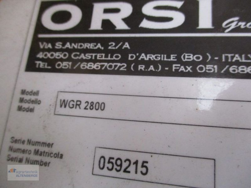 Mulchgerät & Häckselgerät des Typs Orsi WGR 2800 / WGR 2813 Front-Heckmulcher, Neumaschine in Altenberge (Bild 7)