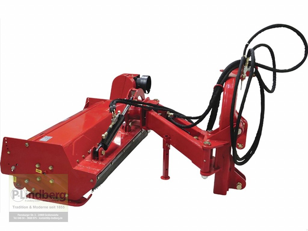 Mulchgerät & Häckselgerät del tipo P.Lindberg GmbH Böschungsmulcher AGF-140 kippbar Schlegelmulcher Hammerschlegel 12 Gelenkwelle, Neumaschine In Großenwiehe (Immagine 3)