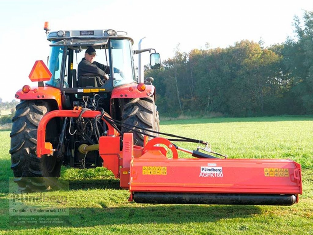 Mulchgerät & Häckselgerät a típus P.Lindberg GmbH Schlegelmulcher AGF-180 cm Knickpflege hydraulisch Böschungsmulcher, Neumaschine ekkor: Großenwiehe (Kép 4)