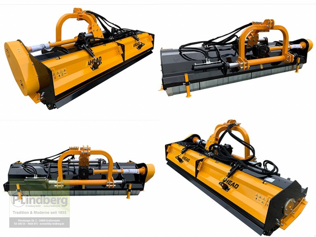 Mulchgerät & Häckselgerät Türe ait P.Lindberg GmbH Schlegelmulcher AHEAD KDK300 hydraulische Seitenverschiebung inkl. Gelenkwelle Hammerschlegel Kat. 2, Neumaschine içinde Großenwiehe (resim 2)