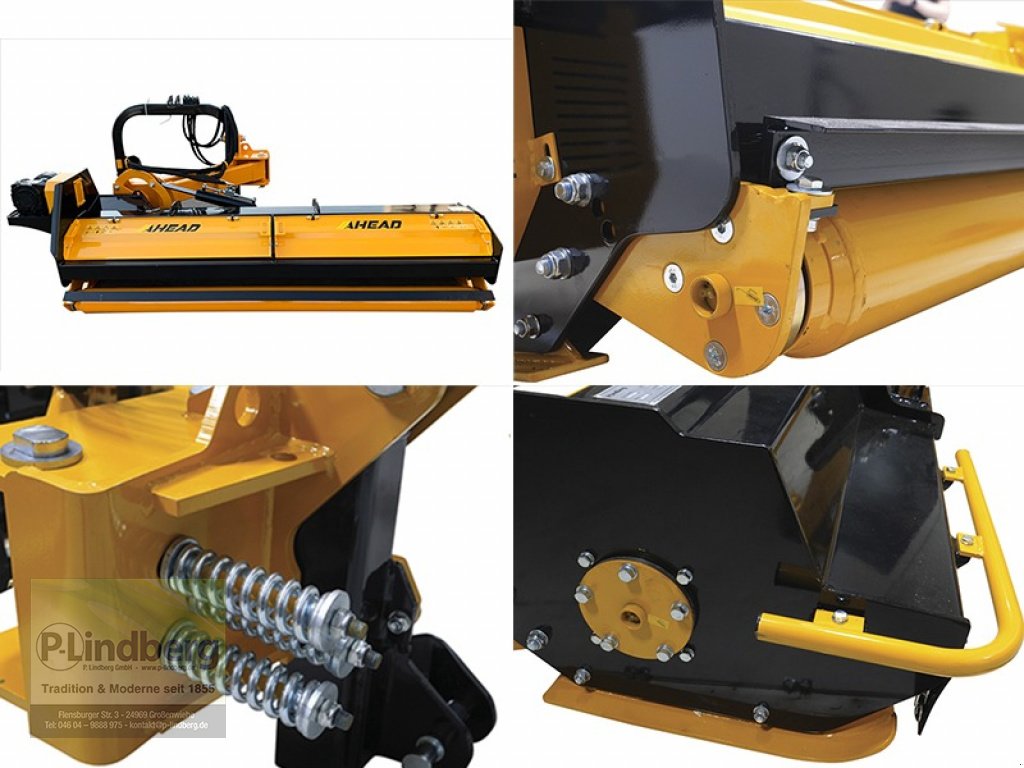 Mulchgerät & Häckselgerät del tipo P.Lindberg GmbH Schlegelmulcher Böschungsmulcher AHEAD VBM220D hydraulische Seitenverschiebung 100cm inkl. Gelenkwelle, Neumaschine In Großenwiehe (Immagine 3)