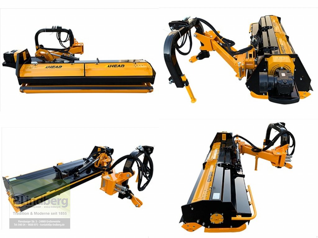 Mulchgerät & Häckselgerät del tipo P.Lindberg GmbH Schlegelmulcher Böschungsmulcher AHEAD VBM250D hydraulische Seitenverschiebung 100cm inkl. Gelenkwelle, Neumaschine In Großenwiehe (Immagine 1)