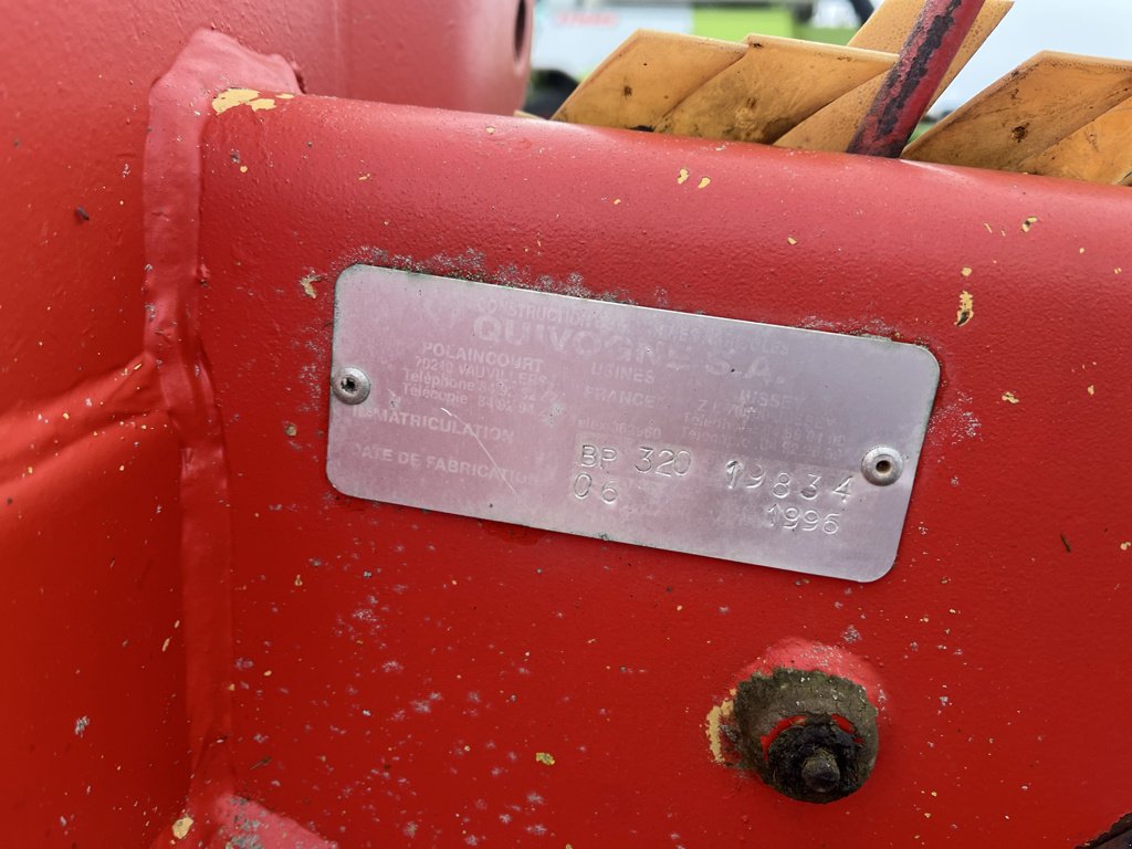 Mulchgerät & Häckselgerät des Typs Quivogne BP 320, Gebrauchtmaschine in VERT TOULON (Bild 5)