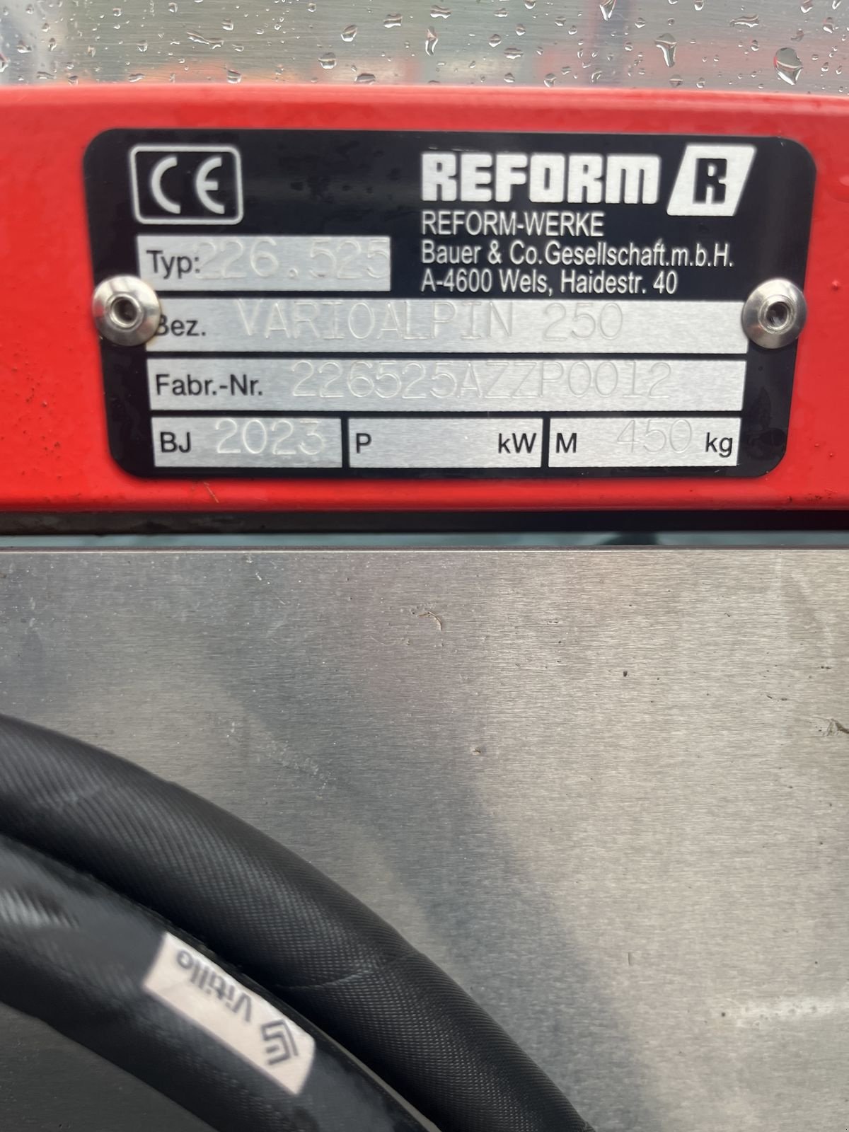 Mulchgerät & Häckselgerät типа Reform Vario alpin 250, Gebrauchtmaschine в Ried im Oberinntal (Фотография 5)