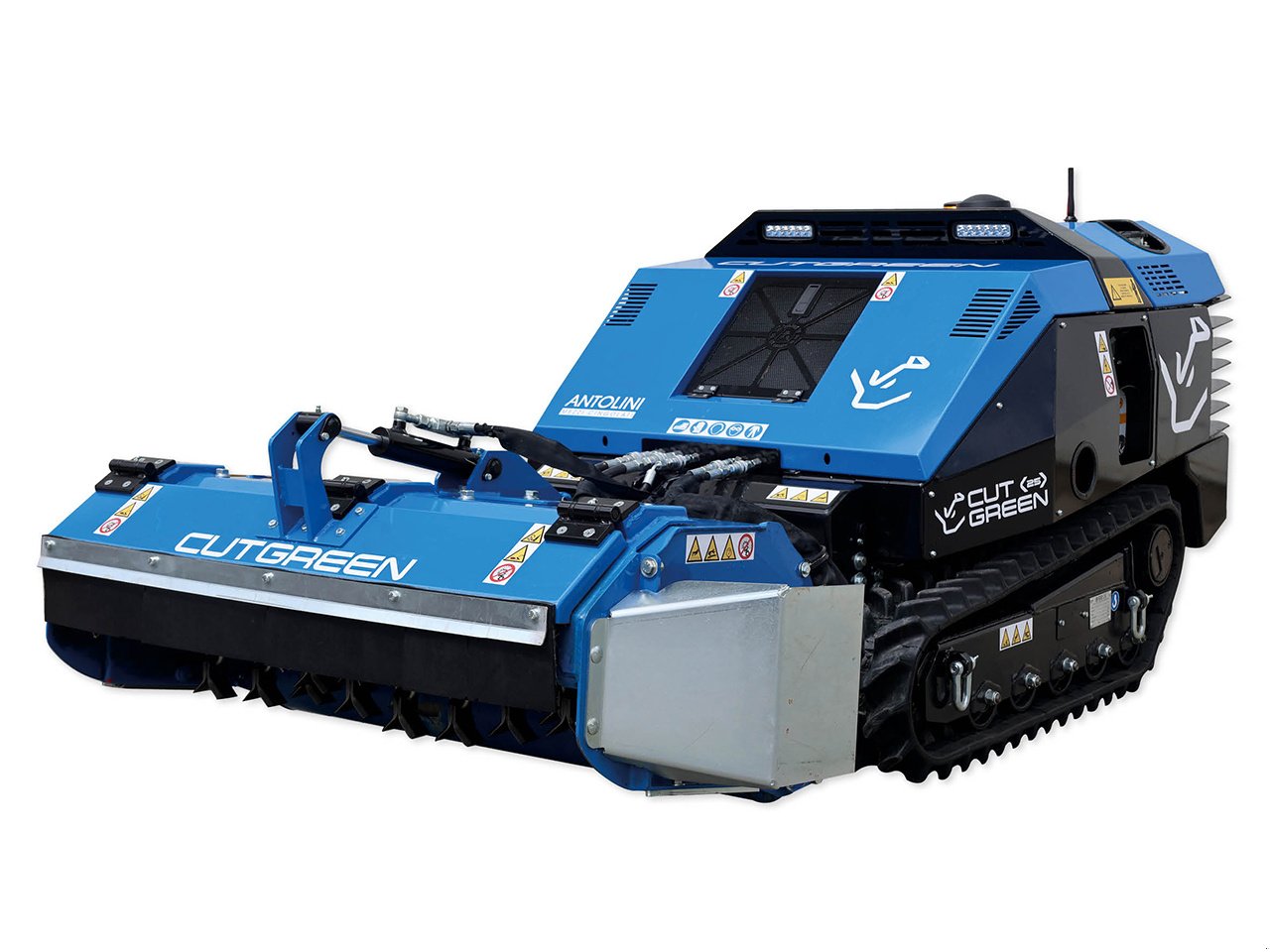 Mulchgerät & Häckselgerät Türe ait Reil & Eichinger Funkgesteuerte Raupe Cutgreen 25, Neumaschine içinde Nittenau (resim 3)