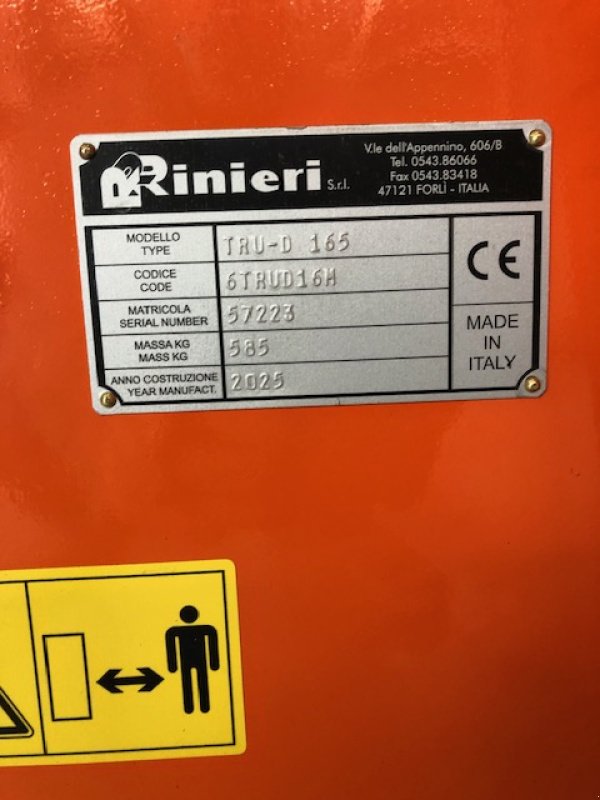 Mulchgerät & Häckselgerät του τύπου Rinieri TRUD Schlägelmulcher 165, Neumaschine σε Gerasdorf (Φωτογραφία 4)