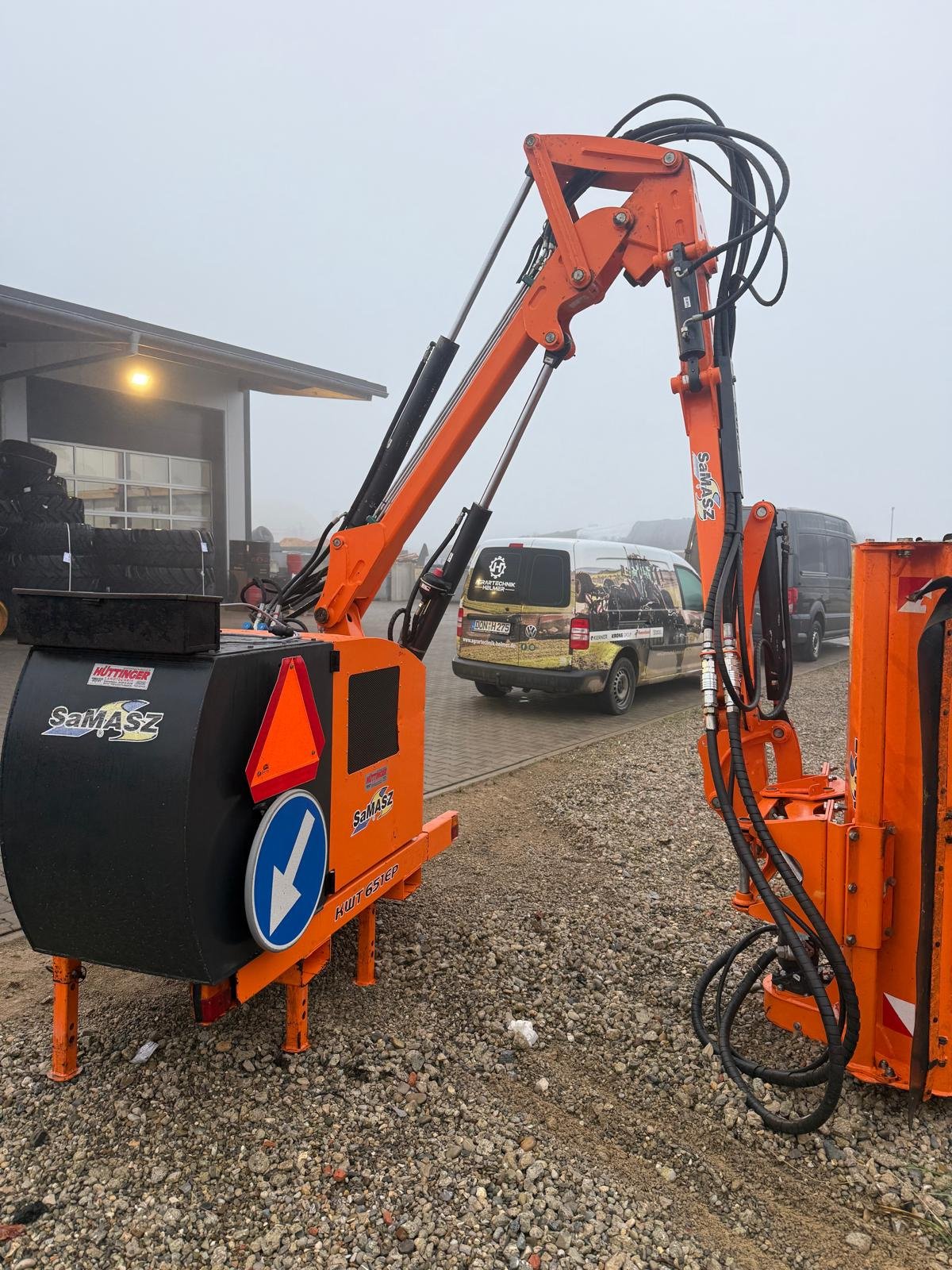 Mulchgerät & Häckselgerät typu SaMASZ KWT 651 EP, Gebrauchtmaschine v Rain (Obrázek 7)