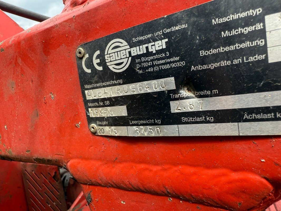 Mulchgerät & Häckselgerät typu Sauerburger Albatros 6400, Gebrauchtmaschine v Liebenwalde (Obrázek 2)
