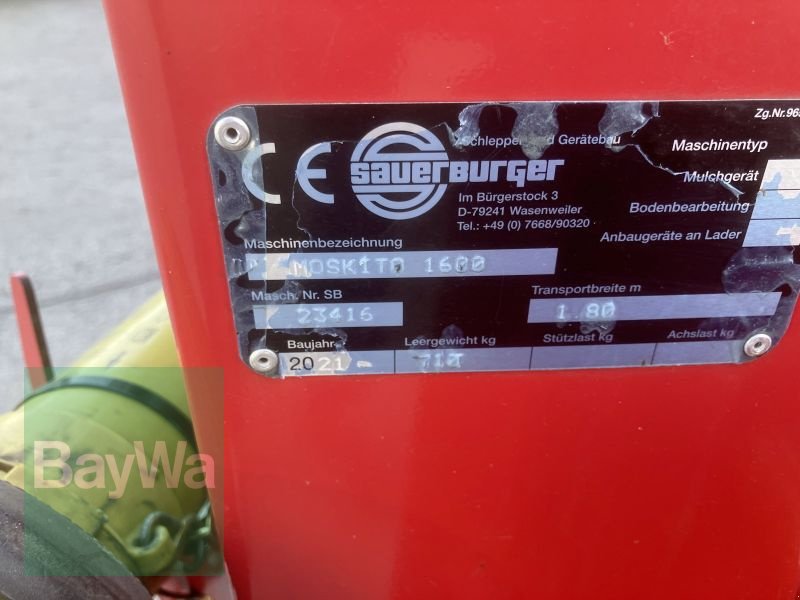 Mulchgerät & Häckselgerät du type Sauerburger MOSKITO 1600, Gebrauchtmaschine en Bamberg (Photo 12)