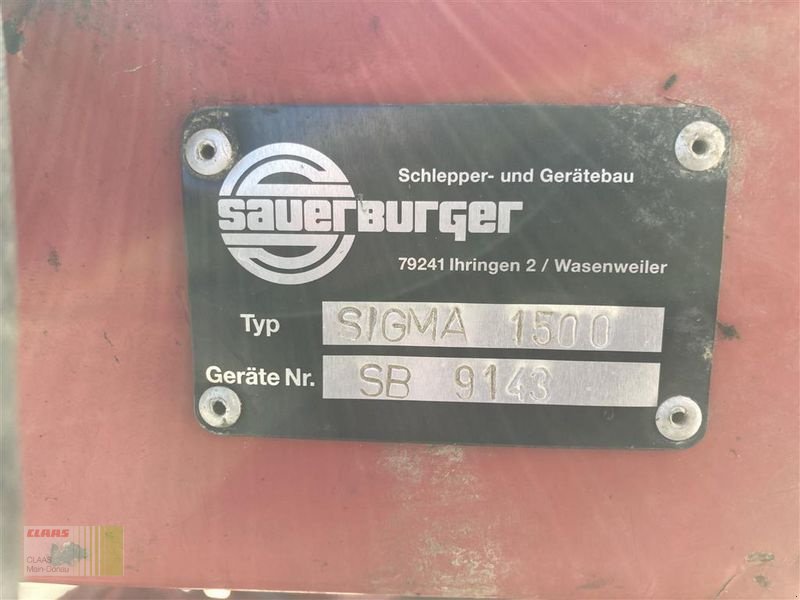 Mulchgerät & Häckselgerät des Typs Sauerburger SIGMA 150, Gebrauchtmaschine in Aurach (Bild 24)
