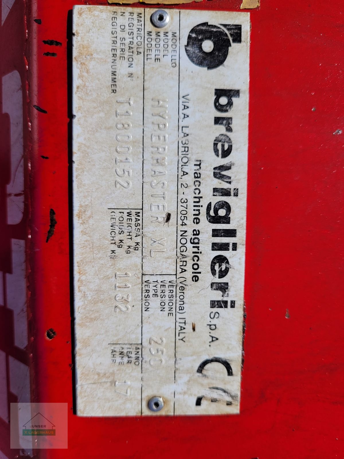 Mulchgerät & Häckselgerät Türe ait Sonstige Breviglieri Hypermaster XL 250, Gebrauchtmaschine içinde Gleisdorf (resim 2)