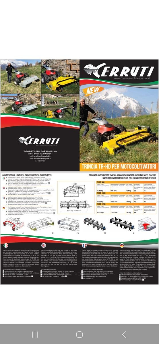 Mulchgerät & Häckselgerät типа Sonstige Cerruti Mulcher zu Aebi Motormäher, Gebrauchtmaschine в Burgkirchen (Фотография 6)