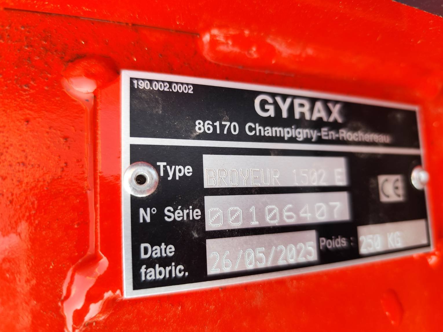 Mulchgerät & Häckselgerät of the type Sonstige E1502, Gebrauchtmaschine in Le Horps (Picture 6)