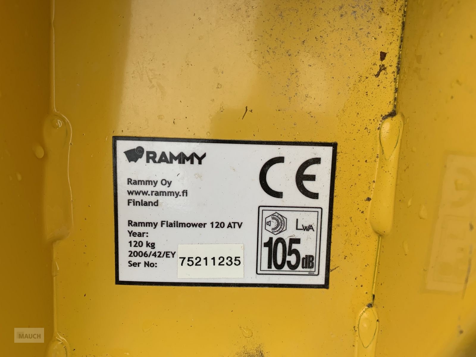 Mulchgerät & Häckselgerät του τύπου Sonstige Rammy Flail Mulcher m. Benzinmotor 120 ATV, Gebrauchtmaschine σε Eben (Φωτογραφία 11)