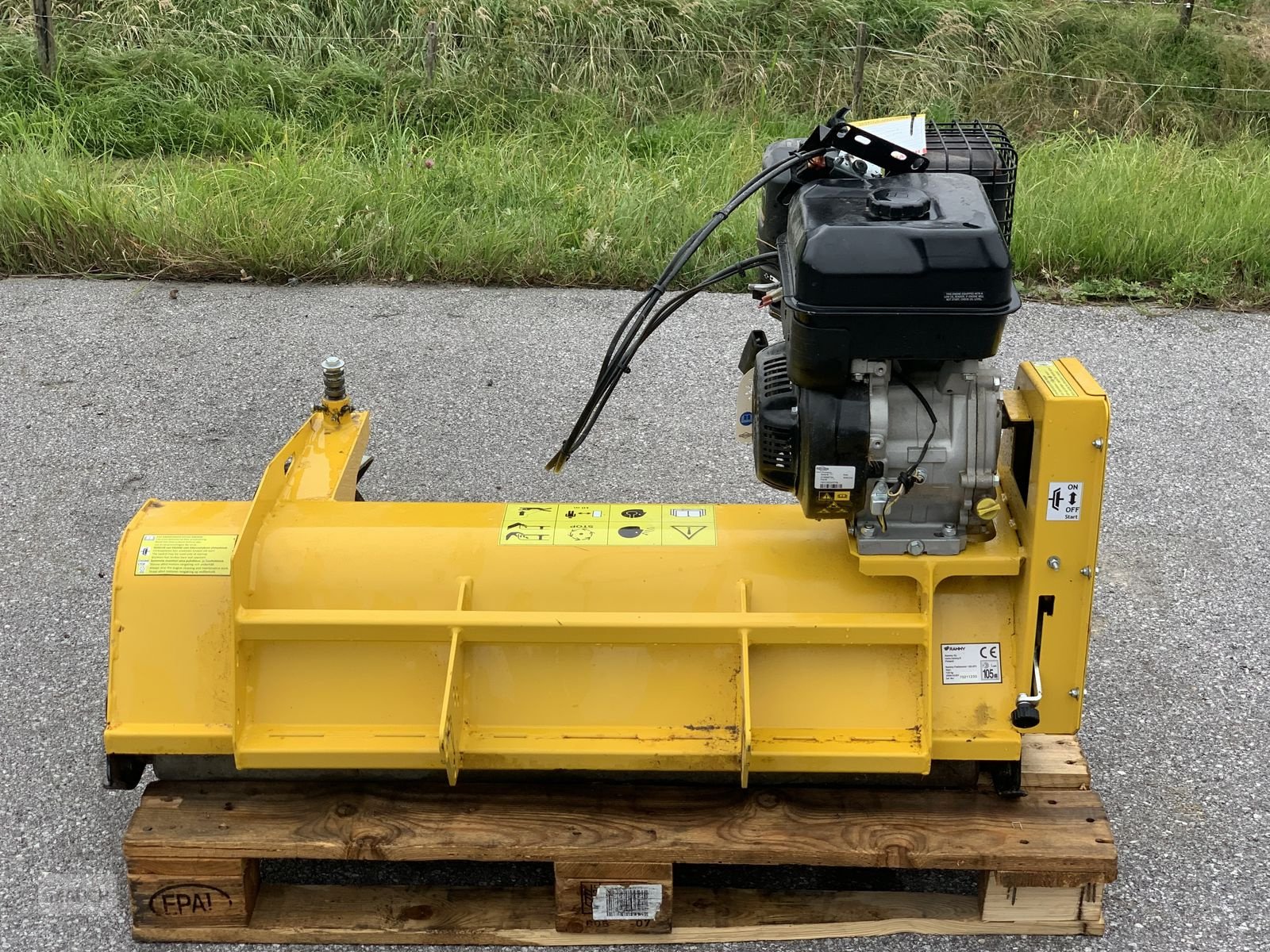 Mulchgerät & Häckselgerät του τύπου Sonstige Rammy Flail Mulcher m. Benzinmotor 120 ATV, Gebrauchtmaschine σε Eben (Φωτογραφία 2)