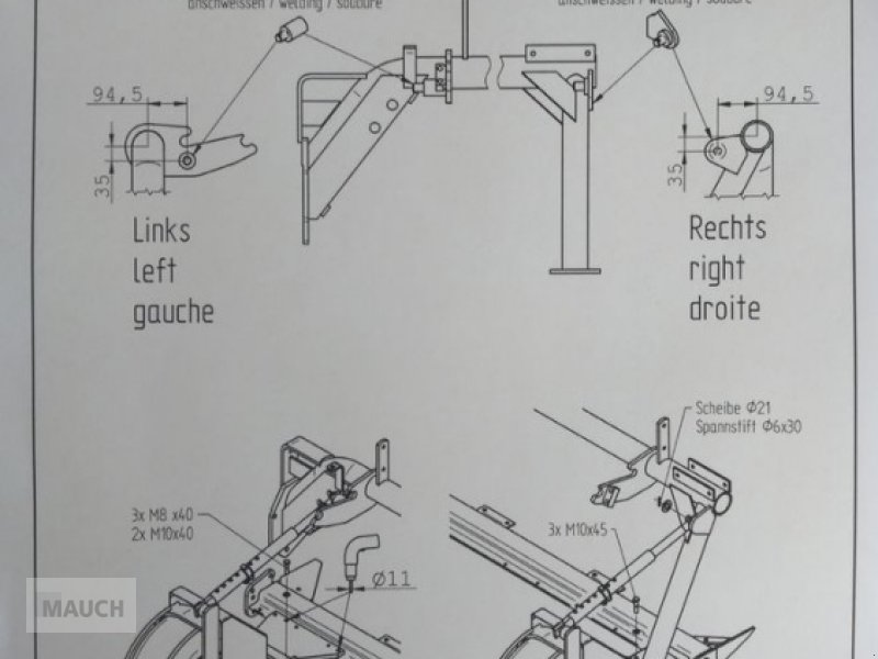 Mulchgerät & Häckselgerät van het type Sonstige Tastrad zu Fella SM 210 - 350, Neumaschine in Burgkirchen (Foto 1)