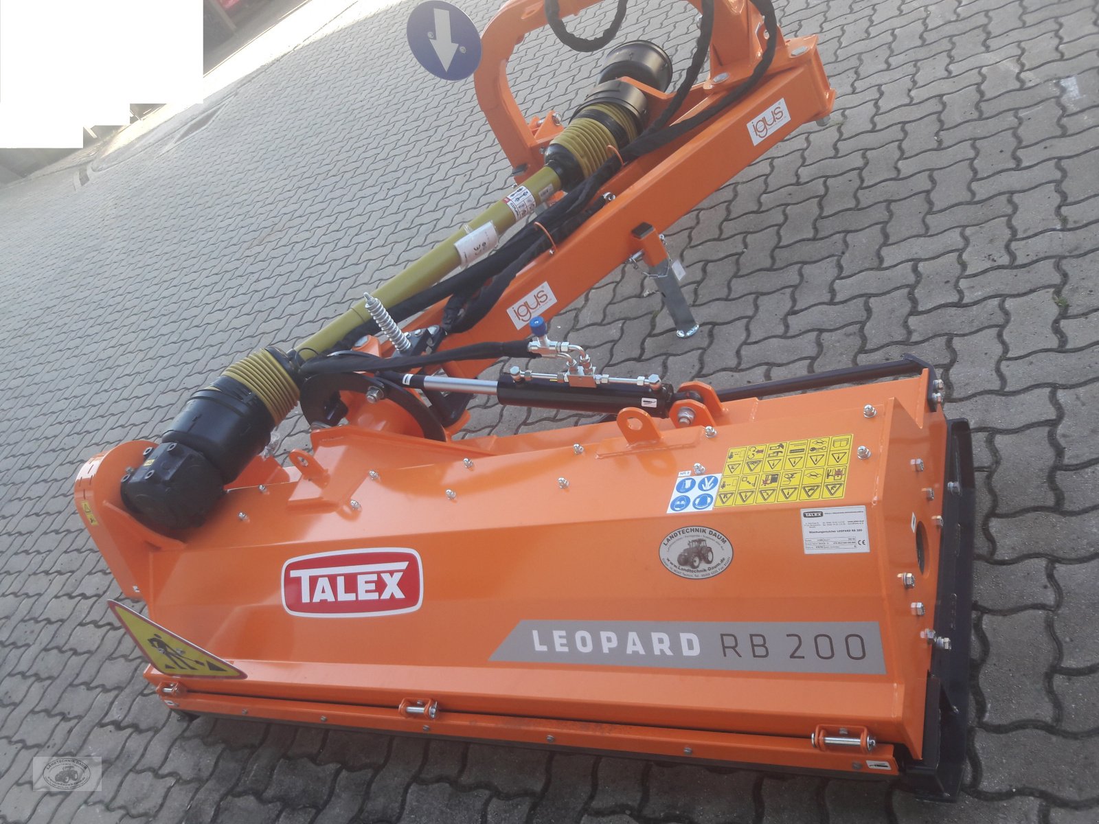 Mulchgerät & Häckselgerät des Typs Talex *RB 200* Böschungsmulchgerät XXL, "NEU", mit Gelenkwellen, und TOP AUSSTATTUNG., Neumaschine in Tschirn (Bild 11)