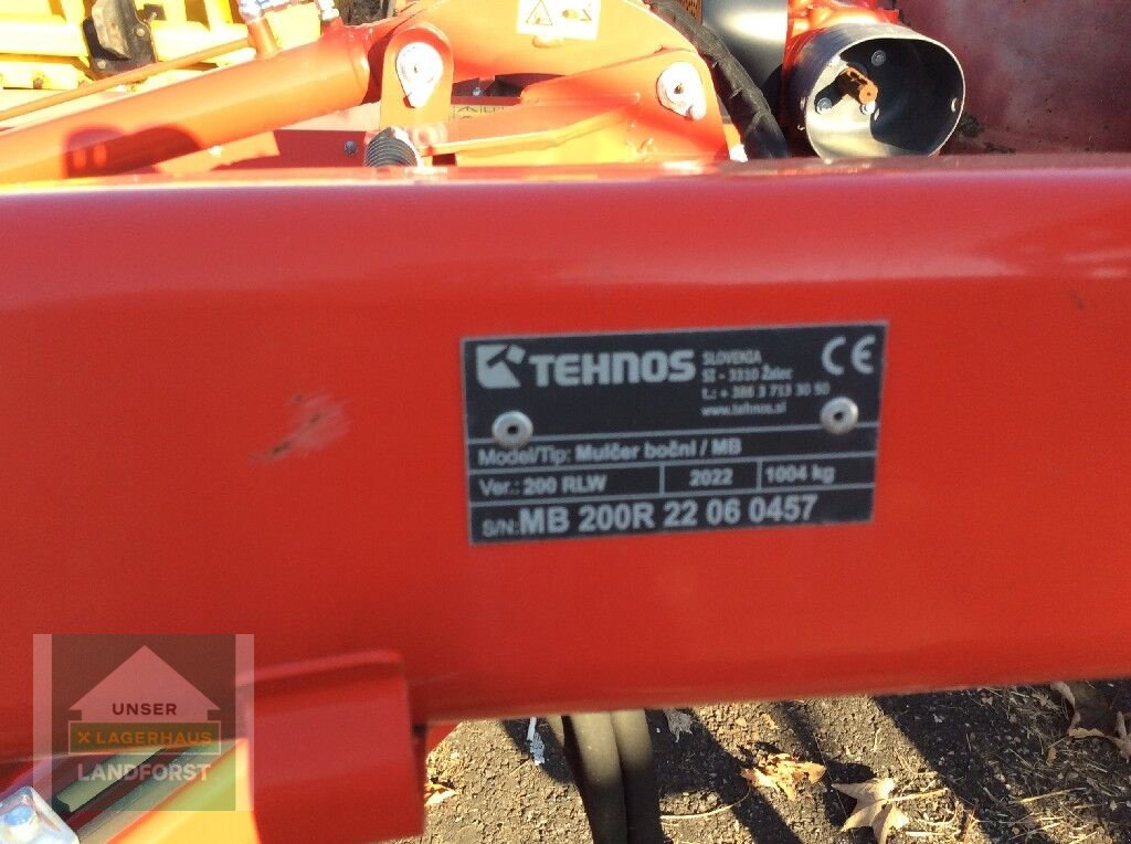 Mulchgerät & Häckselgerät des Typs Tehnos MB 200 R LW, Gebrauchtmaschine in Kobenz bei Knittelfeld (Bild 7)