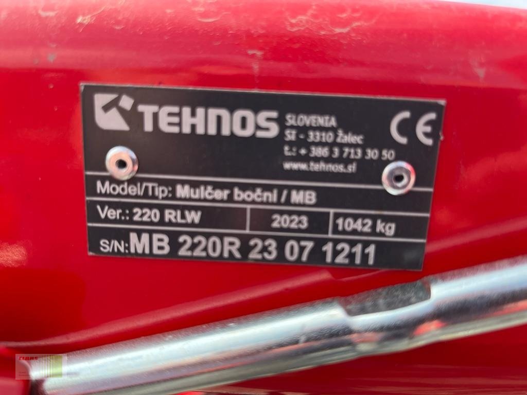 Mulchgerät & Häckselgerät typu Tehnos MB 220R PROFI LW, Neumaschine w Risum-Lindholm (Zdjęcie 6)