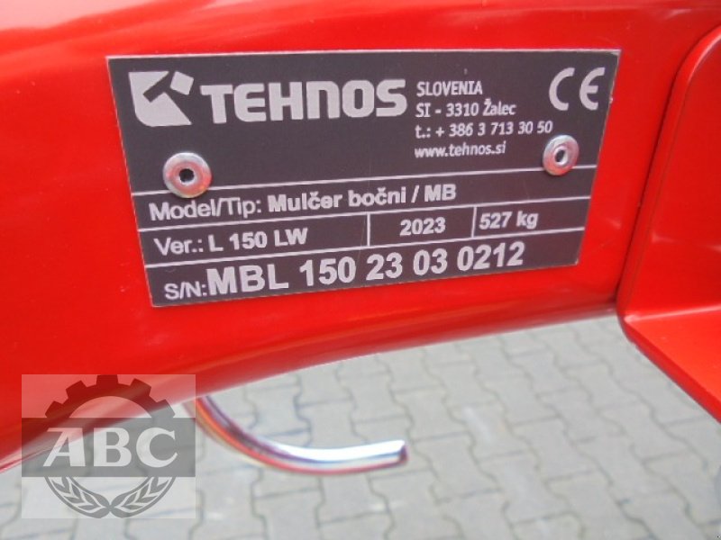 Mulchgerät & Häckselgerät des Typs Tehnos MBL 150 LW, Neumaschine in Langenstein (Bild 10)