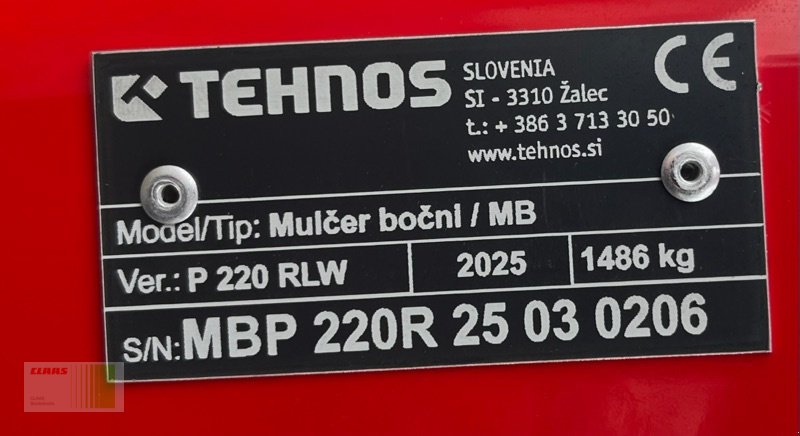 Mulchgerät & Häckselgerät del tipo Tehnos MBP 220R LW Profi, Neumaschine In Risum-Lindholm (Immagine 5)