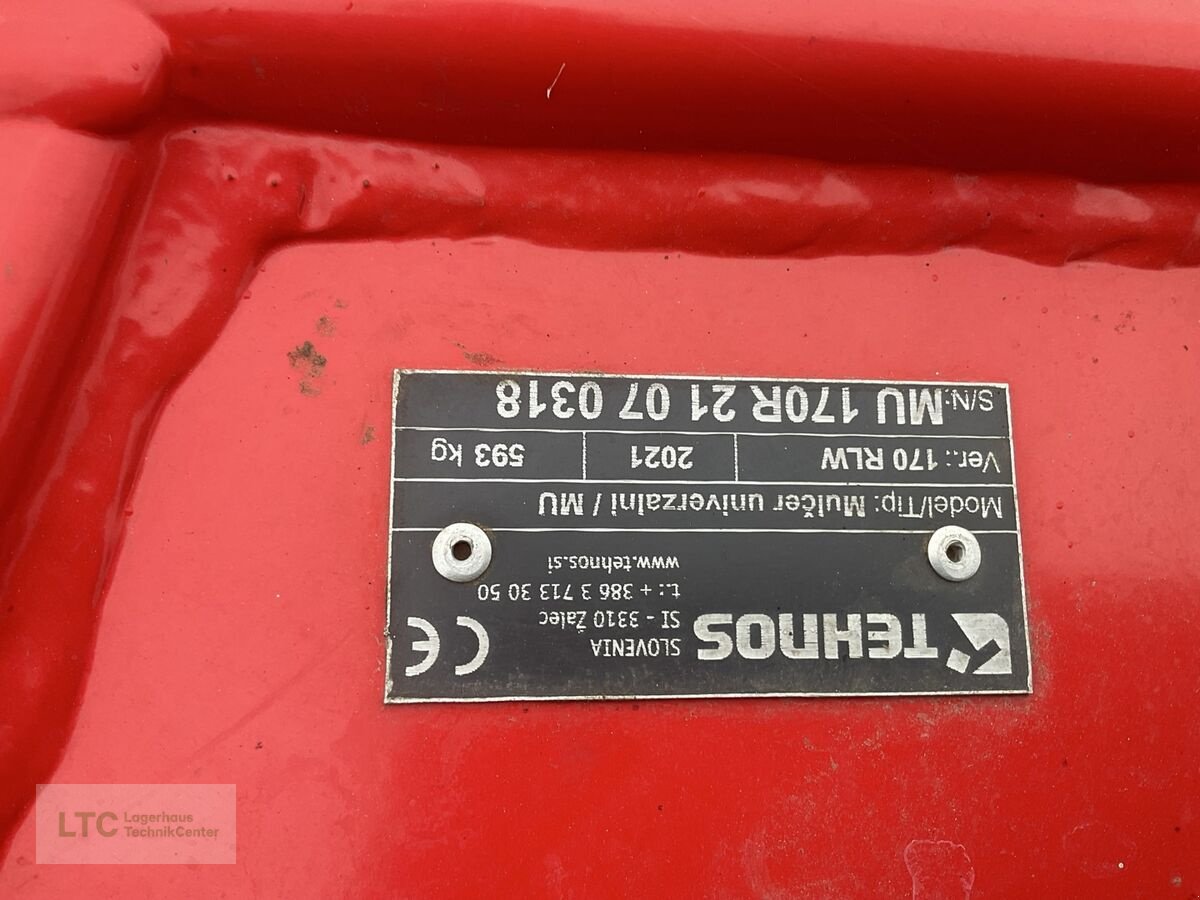 Mulchgerät & Häckselgerät typu Tehnos MU 170 RLW, Gebrauchtmaschine v Korneuburg (Obrázek 7)