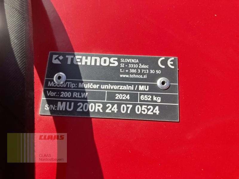 Mulchgerät & Häckselgerät tipa Tehnos MU 200 R PROFI LW FRONT, Vorführmaschine u Altenstadt a.d. Waldnaab (Slika 11)
