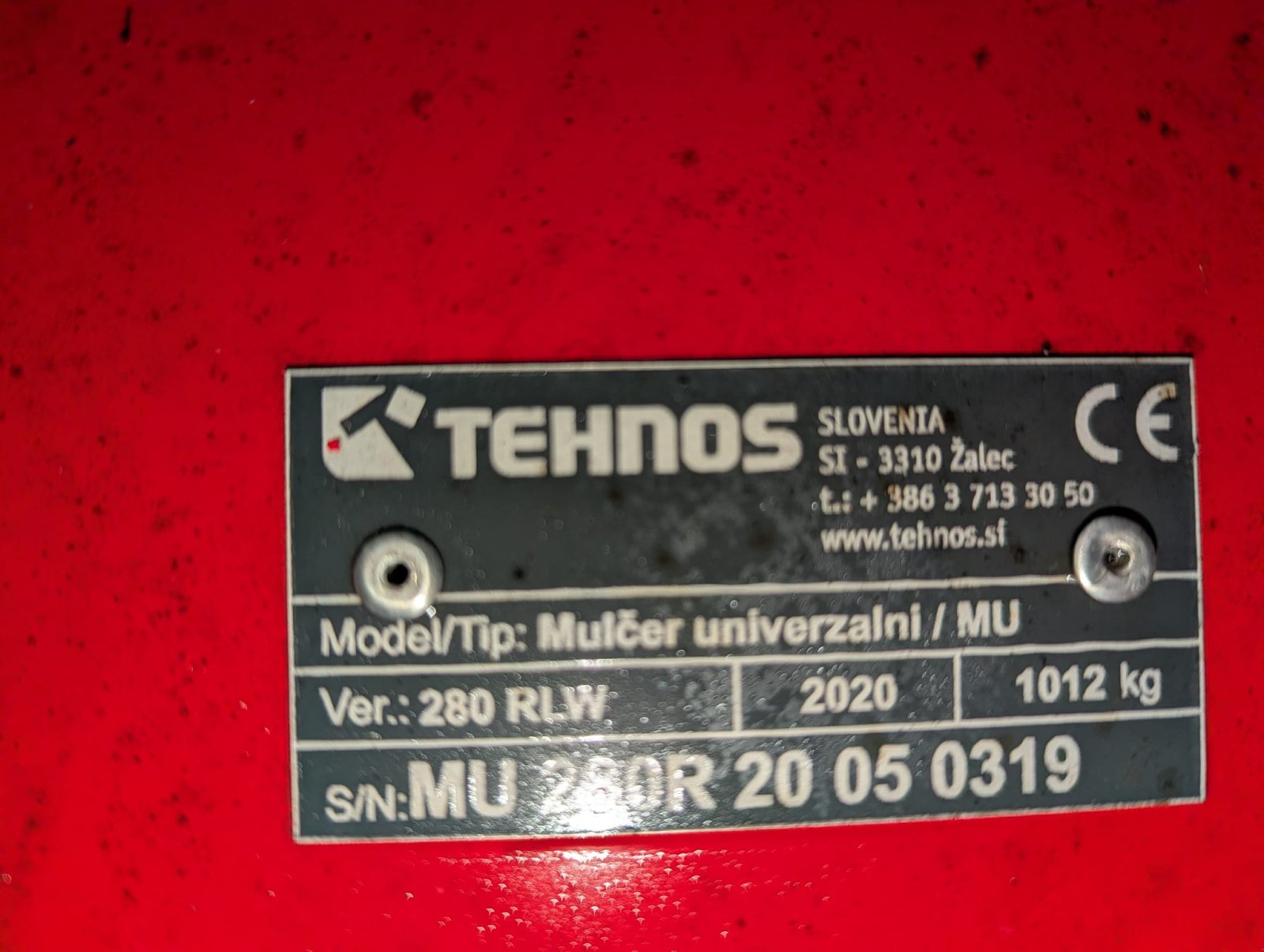 Mulchgerät & Häckselgerät типа Tehnos MU 280 LW, Gebrauchtmaschine в Wieseth (Фотография 7)