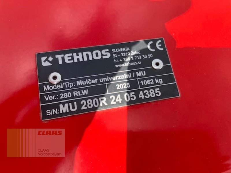 Mulchgerät & Häckselgerät des Typs Tehnos MU 280 R PROFI LW UNIVERSAL, Neumaschine in Cham (Bild 10)