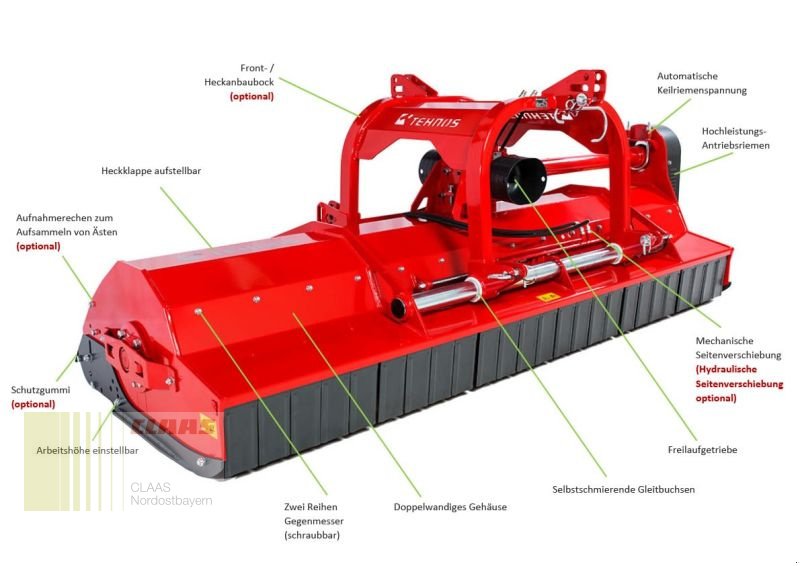 Mulchgerät & Häckselgerät от тип Tehnos MU 280R Profi LW, Neumaschine в Gefrees (Снимка 16)