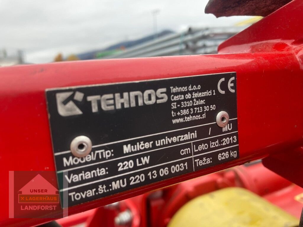 Mulchgerät & Häckselgerät типа Tehnos MU220LW, Gebrauchtmaschine в Murau (Фотография 10)