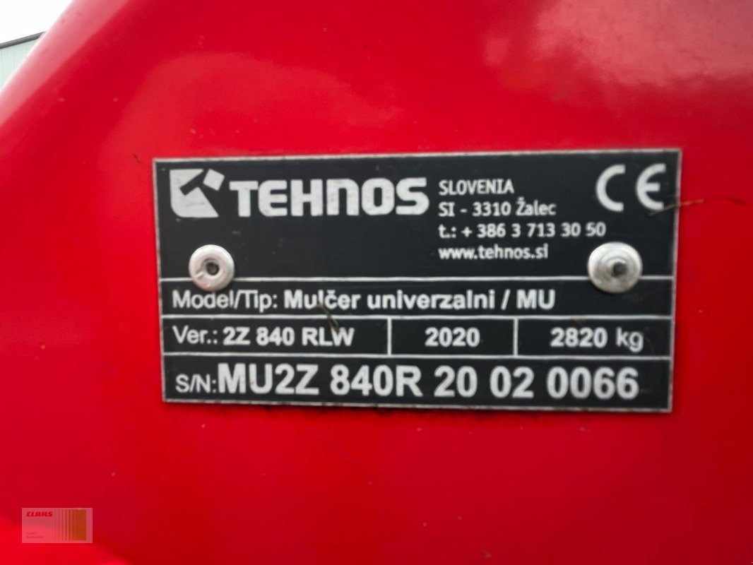 Mulchgerät & Häckselgerät tipa Tehnos MU2Z 840R LW, Gebrauchtmaschine u Risum-Lindholm (Slika 5)