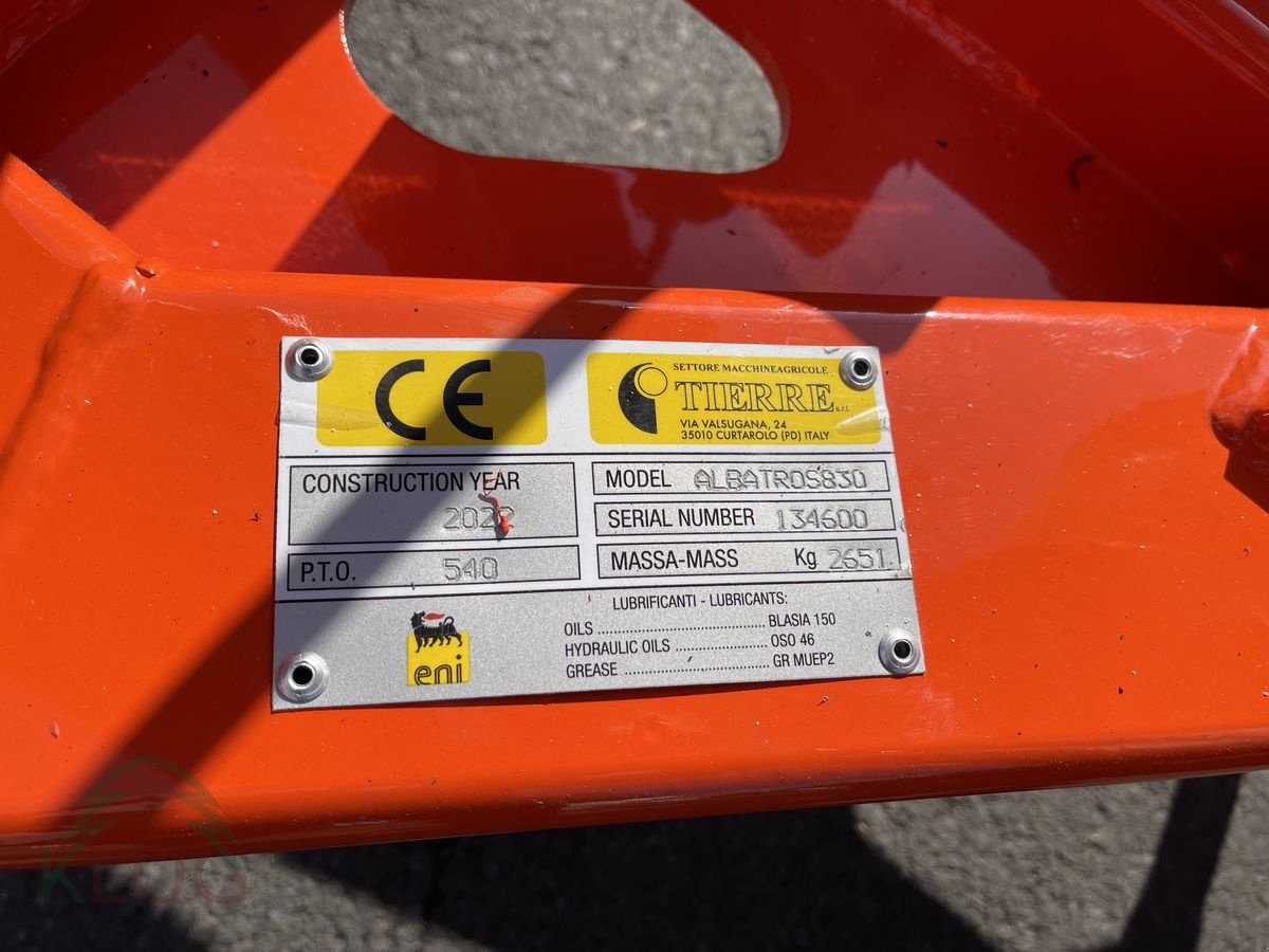 Mulchgerät & Häckselgerät des Typs Tierre Albatros 830 Plus Butterfly, Neumaschine in Pirching am Traubenberg (Bild 10)